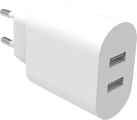 Lader vegguttak, 2 USB, Smartline