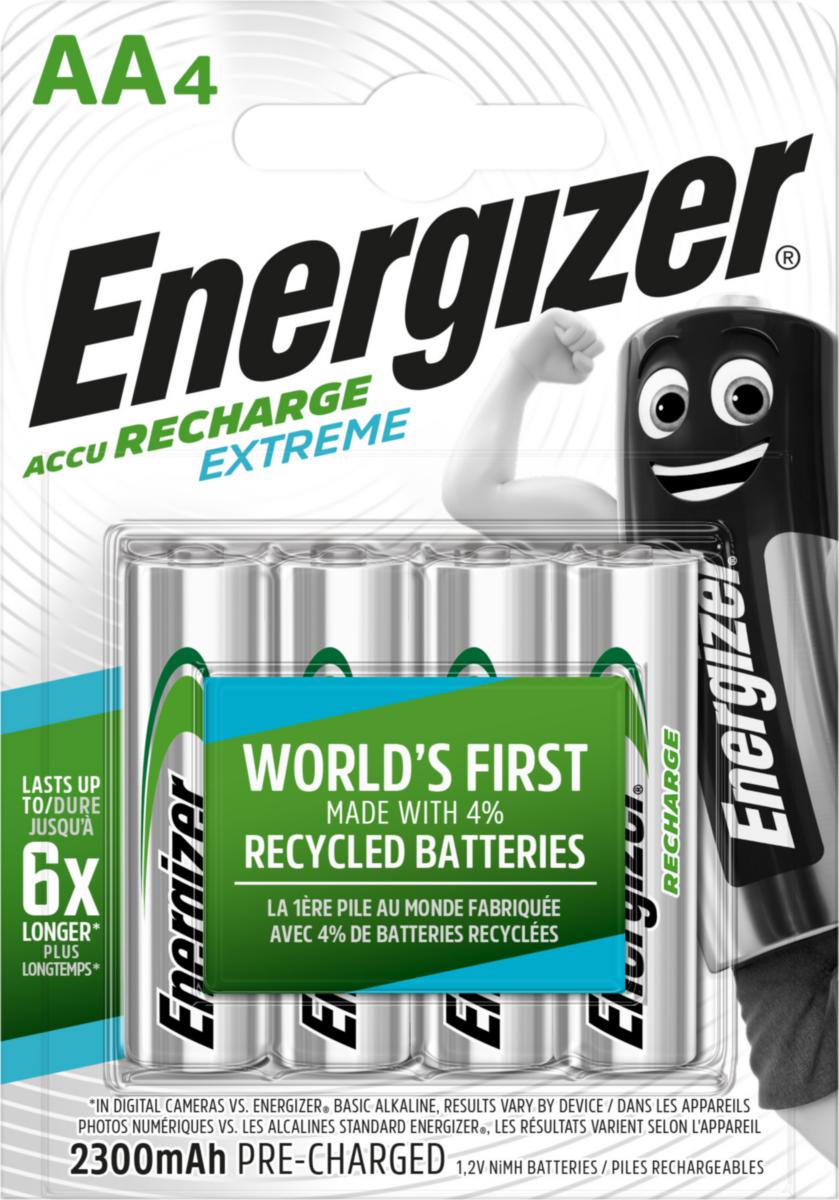 Oppladbare batterier Energizer -