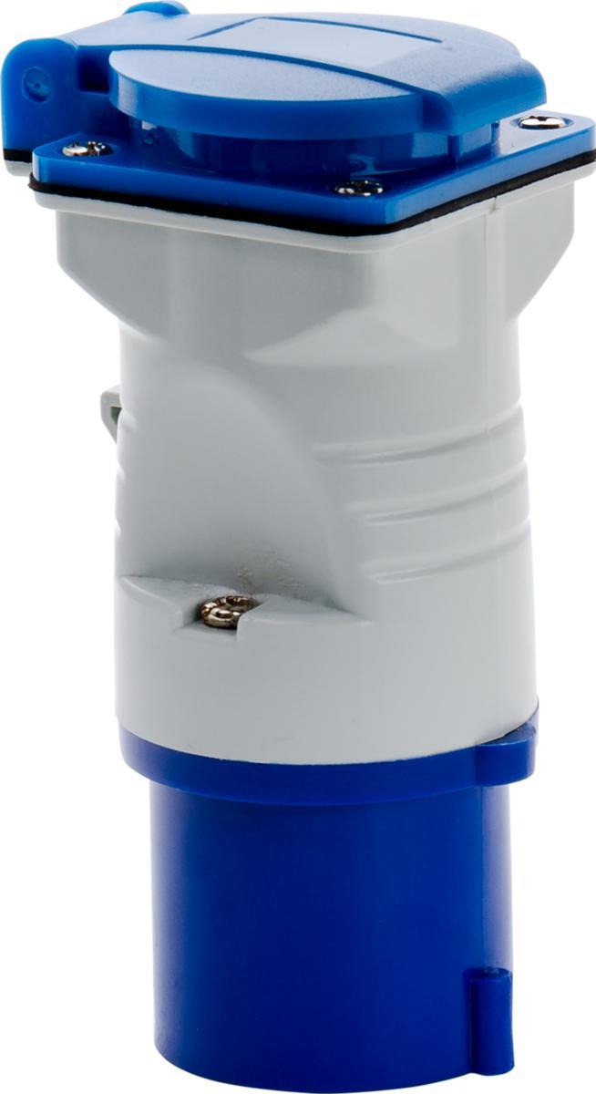 Overgangsadapter, fra CEE til Schuko - OVERGANGSADAPTER 216-6 SCHUKO CEE 216-6 SCHUKO 230V