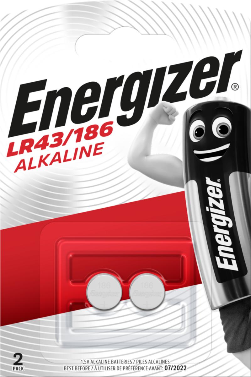 Knappcellebatterier Energizer Lithium 3V - BATTERI ALKALINE LR43/186 FSB2