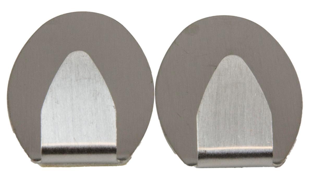 Krokar stål oval -
