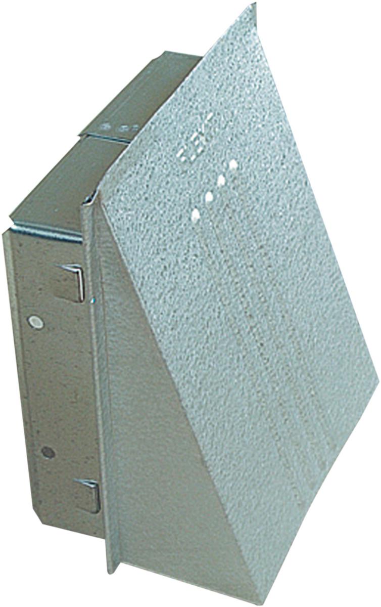 Stormkåpa, stål, med ram, Flexit - KAPPE STÅL M/4-KT KARM 6"X6" FLEXIT