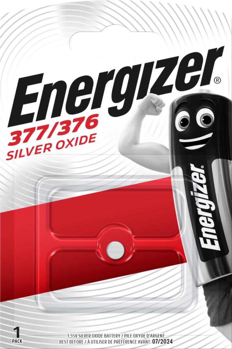 Knappcellsbatterier Energizer Silveroxid - BATTERY 377/376 FSB1 SILVER OX
