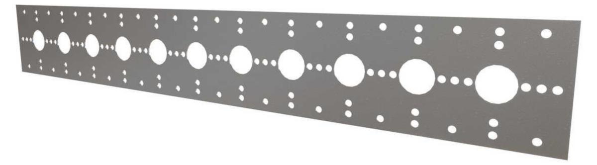 Wall rail 60, LK - LK Veggskinne 60 