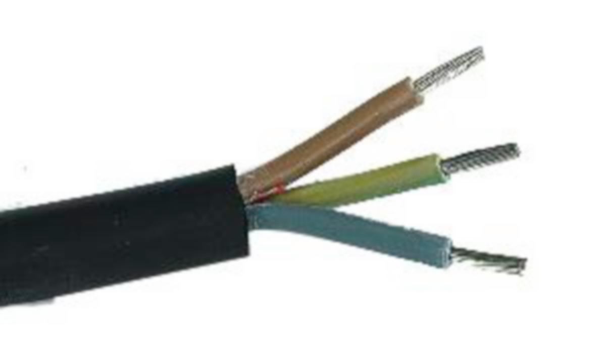 Koblingskabel til badstuaggregat - KABEL H07RN-F 5G2.5 HO7RN-F 2M EX FOR ANS TILL BASTUAGGREGAT