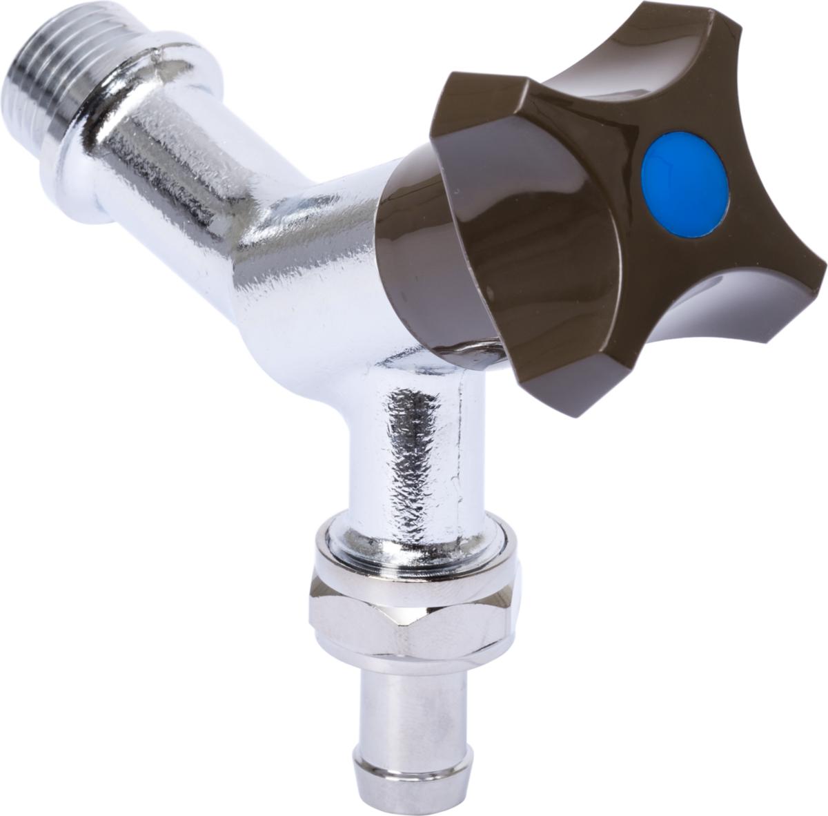 Tappventil med slangkoppling för vägg, standard - TAPPEKRAN F/VEGG 15 U/FESTE UTENBACKVENT.