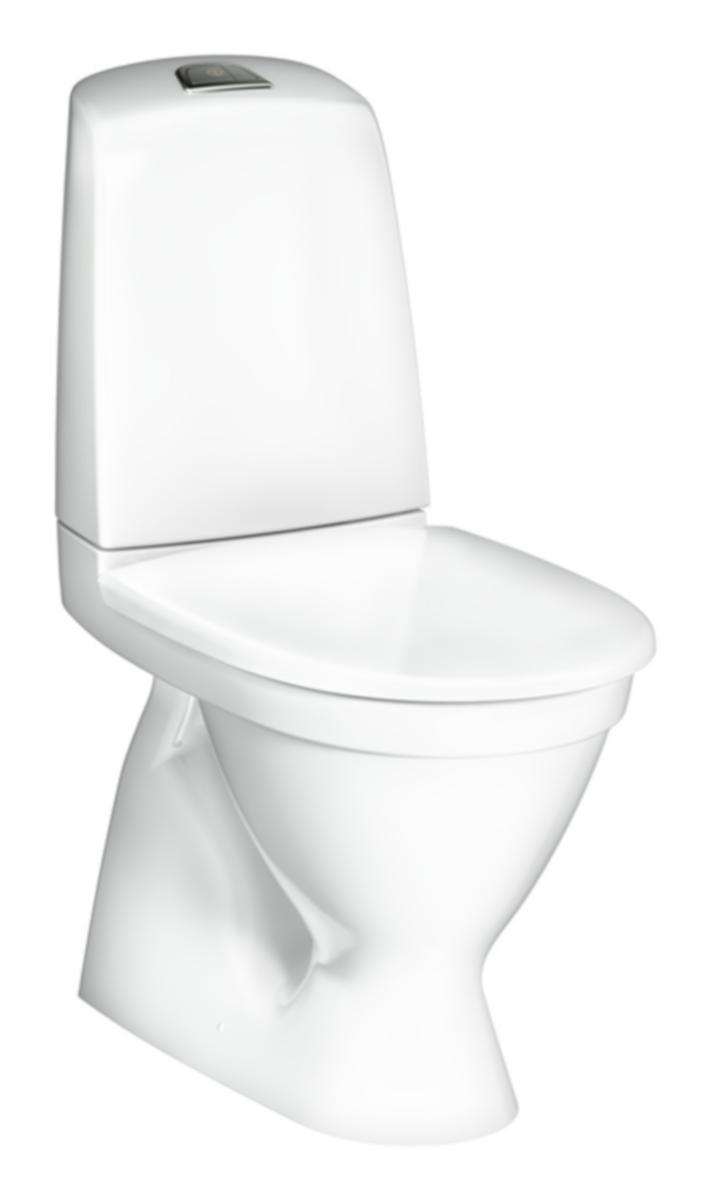 WC-stol GBG 1510 Nautic, dolt P-vattenlås, Hygienic Flush, mjuksits - 