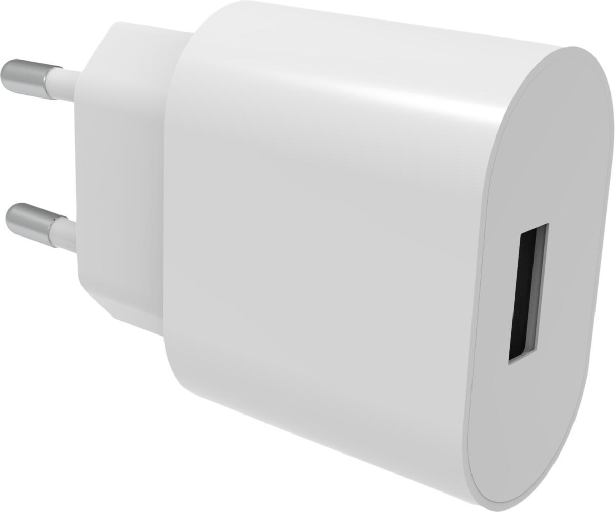 Lader vegguttak, 1 x USB, Smartline -