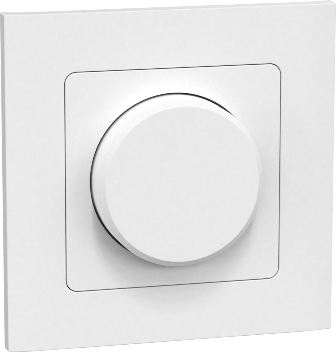 Dimmer for LED, 3-100 W, Connect 2 Home, Gelia - DIMMER TRYKK/TRAPP LED 3-100W INF HVIT CONNECT 2 HOME