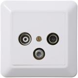 Antenneuttak, innfelt m/satelittuttak, RS-serien, Elko