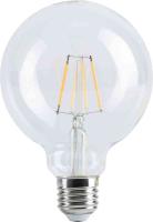 LED-lampa, glob, klar, retro/filament, dimbar, Gelia
