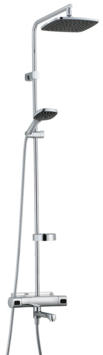Takdusch/handdusch med termostatblandare för dusch och badkar 160 c/c, FMM Siljan - 