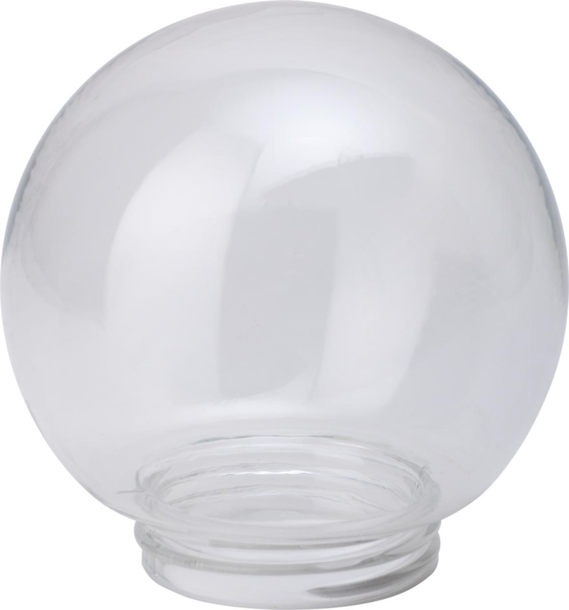 Lyskuppel, Globe, Gjenge 84,5 mm - GLASSKUPPEL KLARGLASS 150MM 84.5