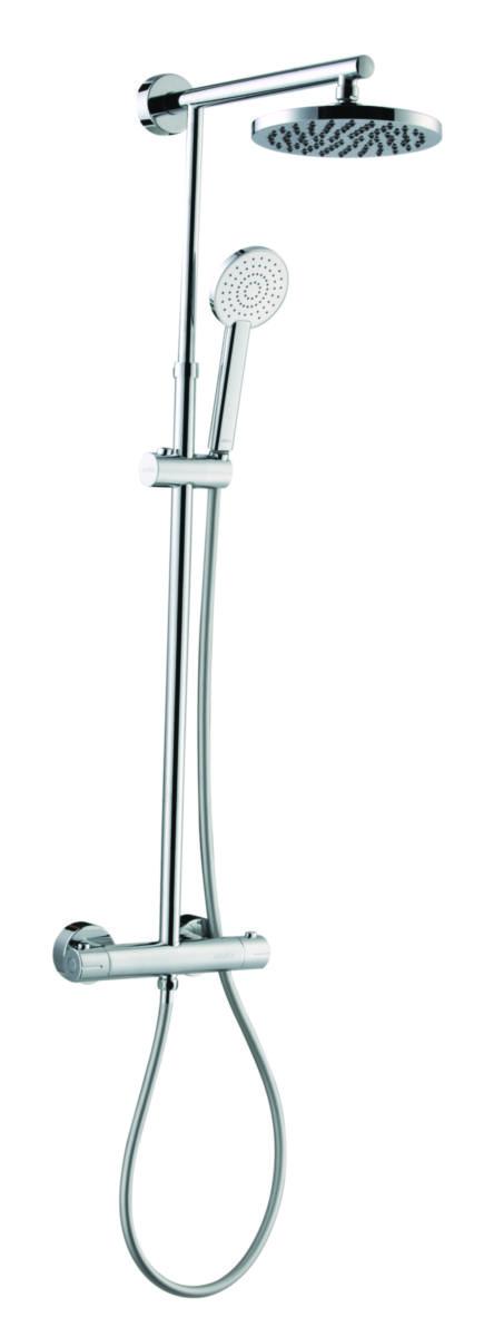 Takdusj/hånddusj med termostatblander, Infigo L, ADORA - TAKDUSJ ADORA M HÅNDDUSJ BLANDER 150C/C INFIGO L 12902