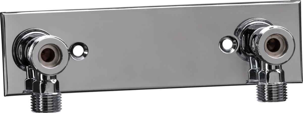 Batterifeste 150 C/C 3/4", for utenpåliggende rør, Atia - BLANDEBATTERIFESTE R15 150C/C ATIA KROM UTENPÅLIGGENDE RØR