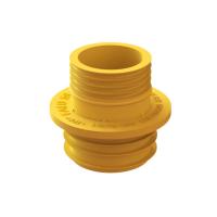 Gumminippel 58/40-50 gul, Faluplast