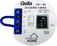 Dimmerpuck, 3-tråders 0-150 W LED, Connect 2 Home, Gelia