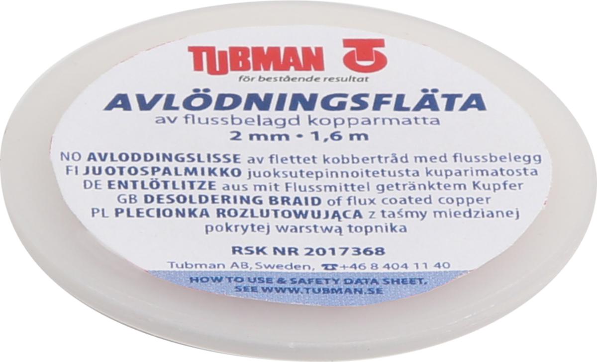 Avlödningsfläta, Tubman -
