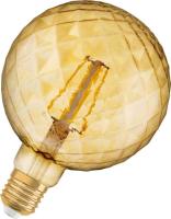 LED-lampa, klar, guld, Vintage 1906, Osram