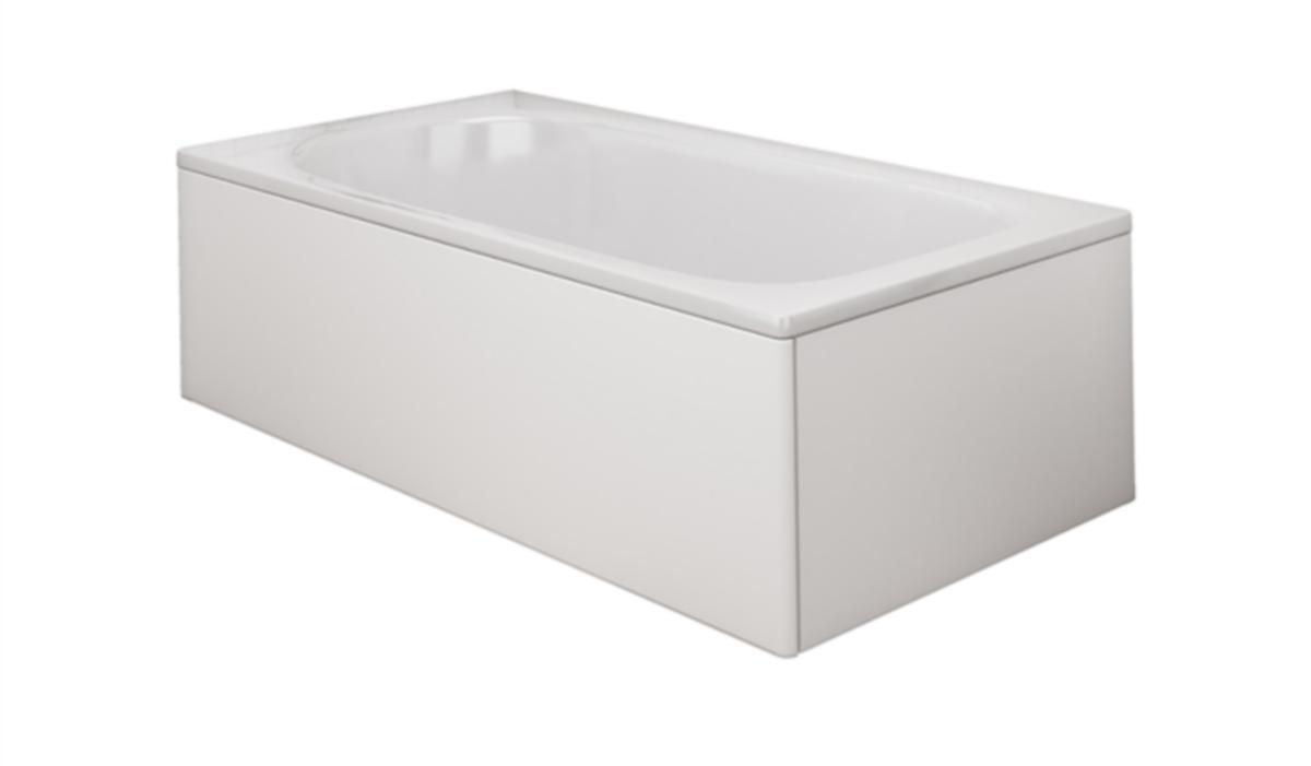 Badkar exkl. front & gavel, Ifö Caribia BK 15-1 - BADEKAR IFØ CARIBIA 1495X70 HV INKLUDERT VENTIL