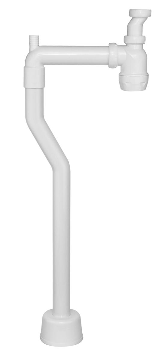 Flexivattenlås för tvättställ, Faluflexi2, för 40 mm:s rör - VANNLÅS FLEXI HVIT R32X40 ABS 0-290MM