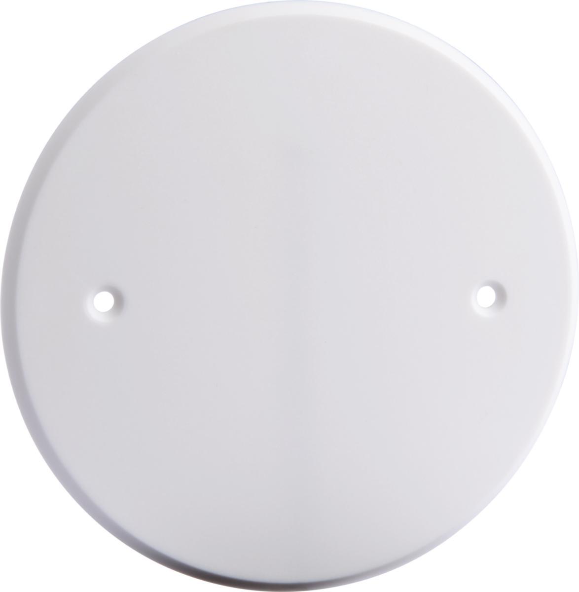 Tettelokk for veggboks, skruefeste - VEGGLOKK 92MM PVC HVIT