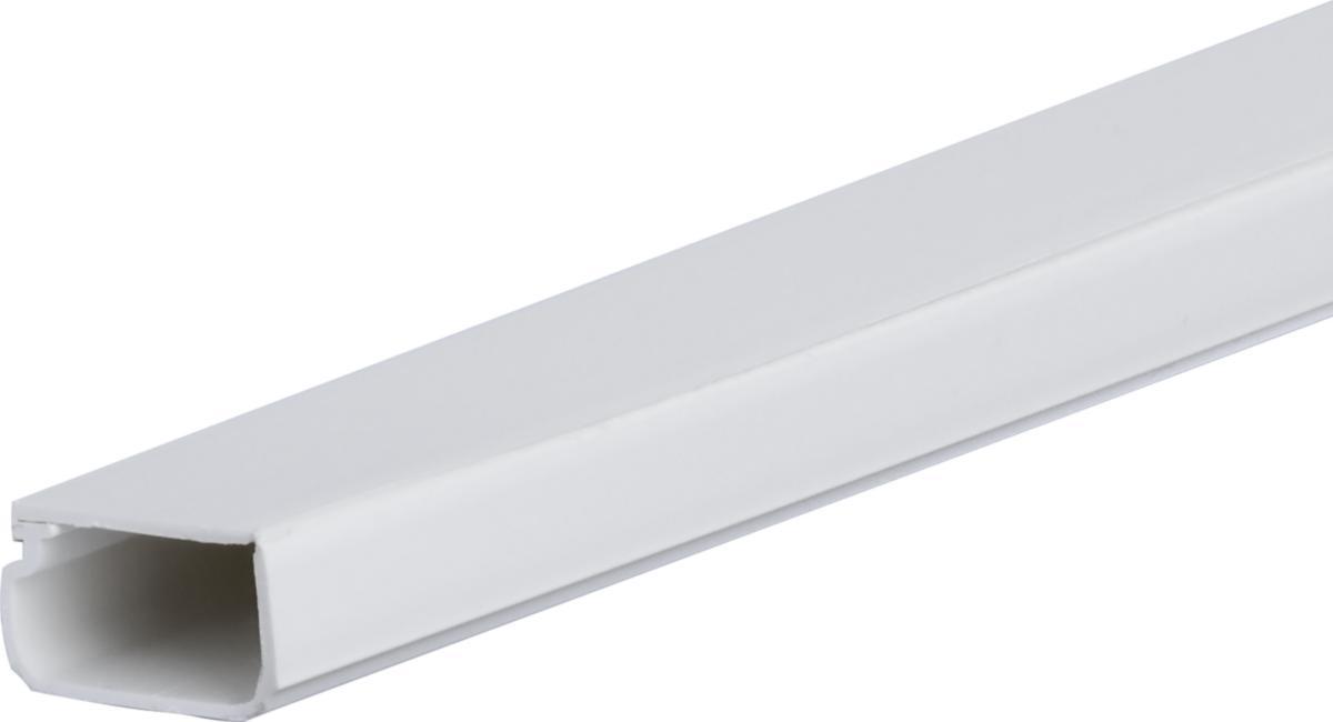 Ledningslist/kabelkanal, skruefester, med lokk, Plastfix - KABELKANAL PLASFIX 2M 30X11.5M SKRU