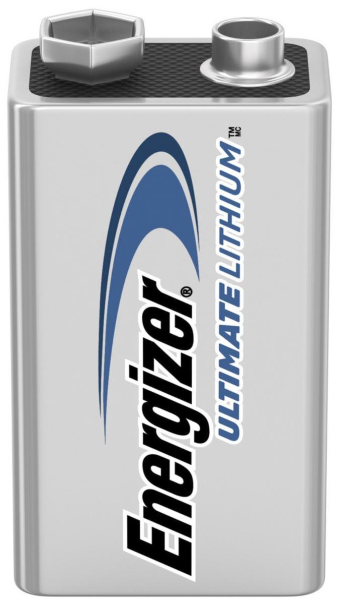 Batteri, litium 9V, Energizer Ultimate Lithium - BATTERI ULTIMATE LITHIUM 9V 1PK
