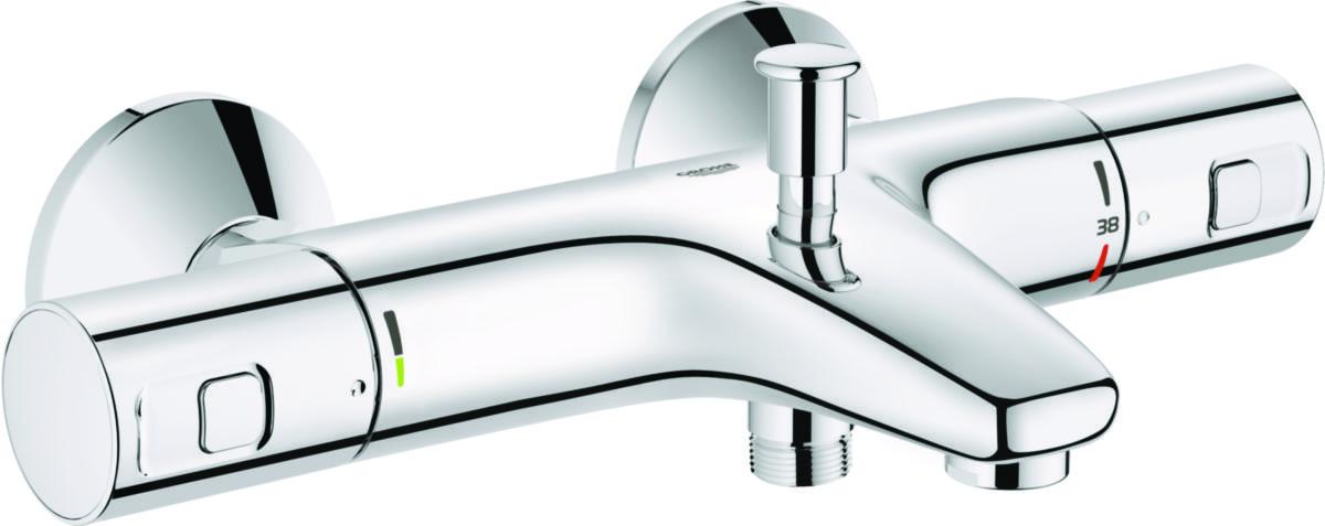 Termostatblandare för dusch och badkar, 150 c/c, Grohe Precision Start - BADEKARBATTERI TERMOSTAT PREC. PRECISION TREND 150CC UTSATT