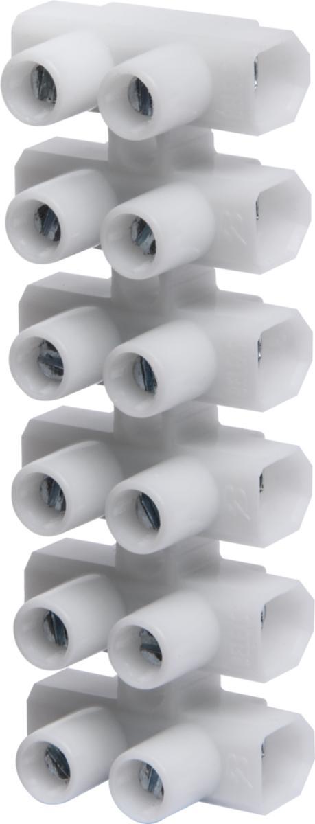 Koblingslist - REKKEKLEMME 1.0-6.0 MM 6 POL/POSE