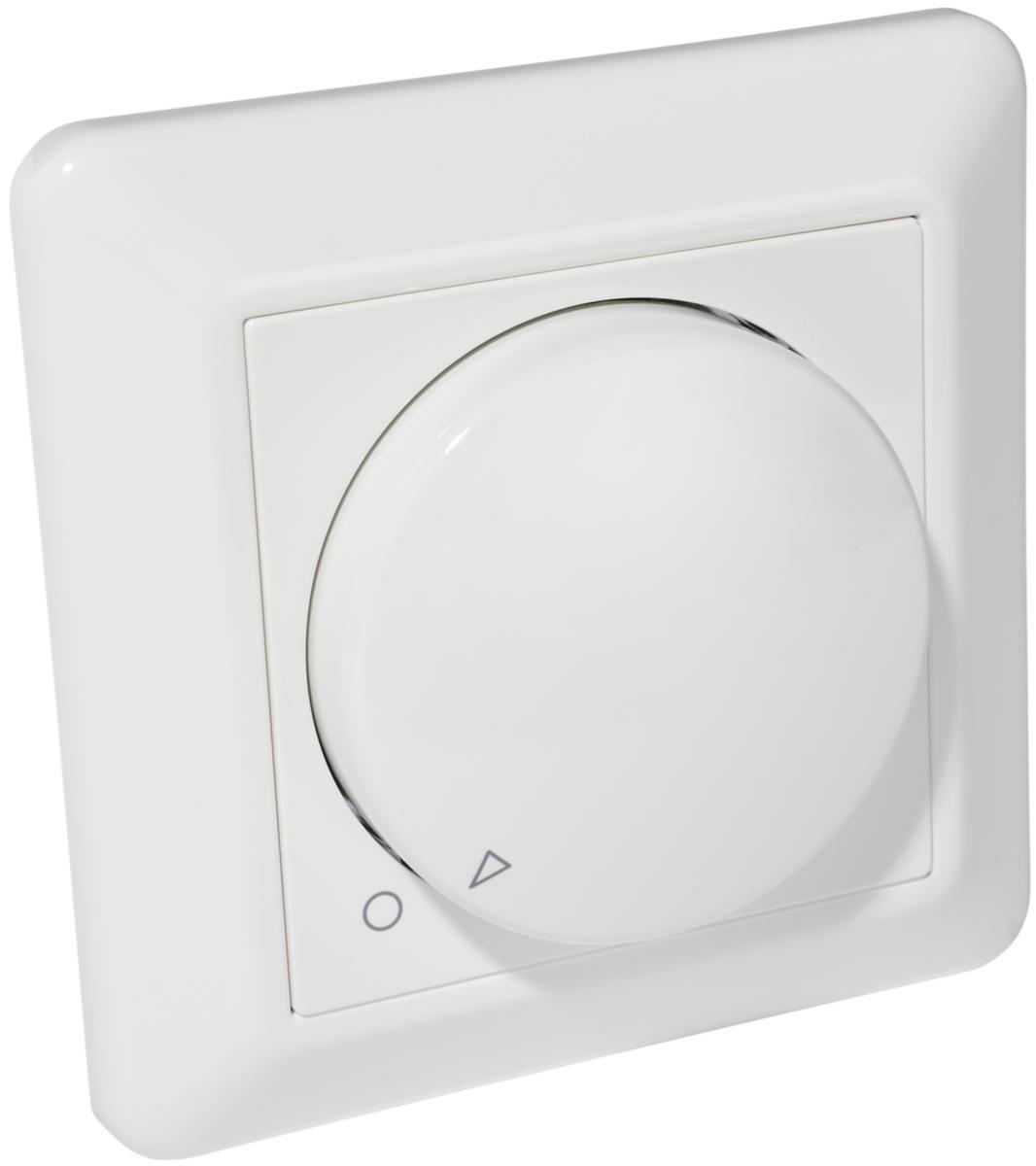Dimmer for glødelamper, halogenlamper 230V og lavvoltshalogen, 2-polet, dimmertype 315 GLE/2-polet, Elko RS - DIMMER 2-POL 40-300W ELKO RS LAVVOLTSHALOGEN