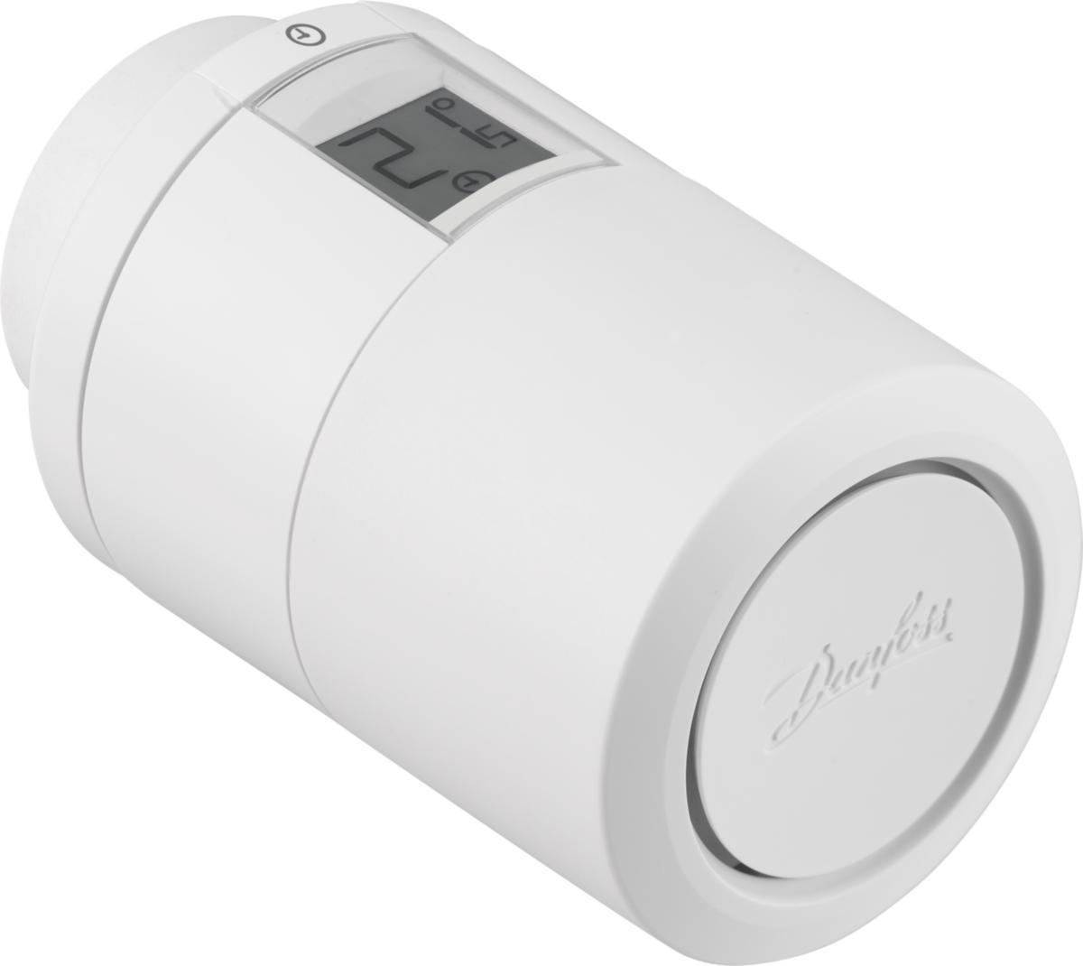 Termostat Eco, elektronisk, appstyrd, inkl adapter och batteri, Danfoss - 