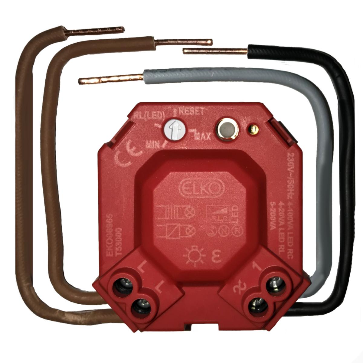 Boksdimmer, 2-tråds 4-100 W LED, Elko -