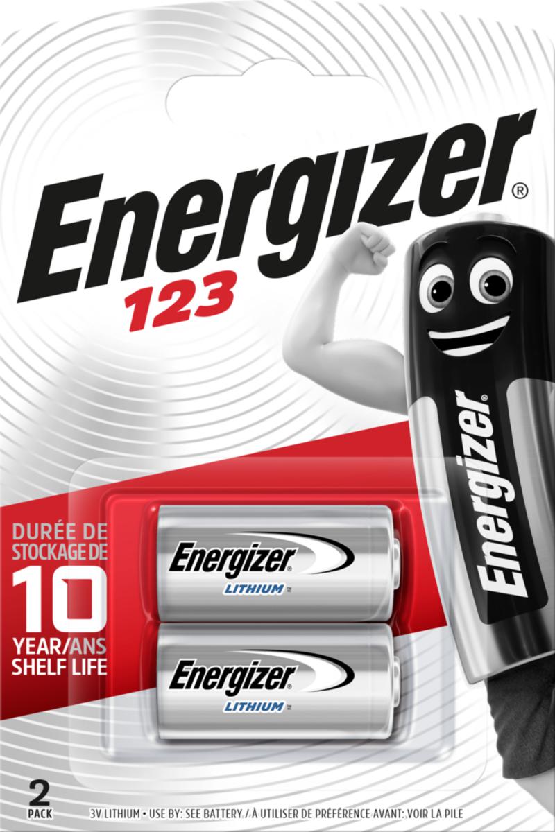 Batteri Lithium Energizer Photo - CR123, 3V