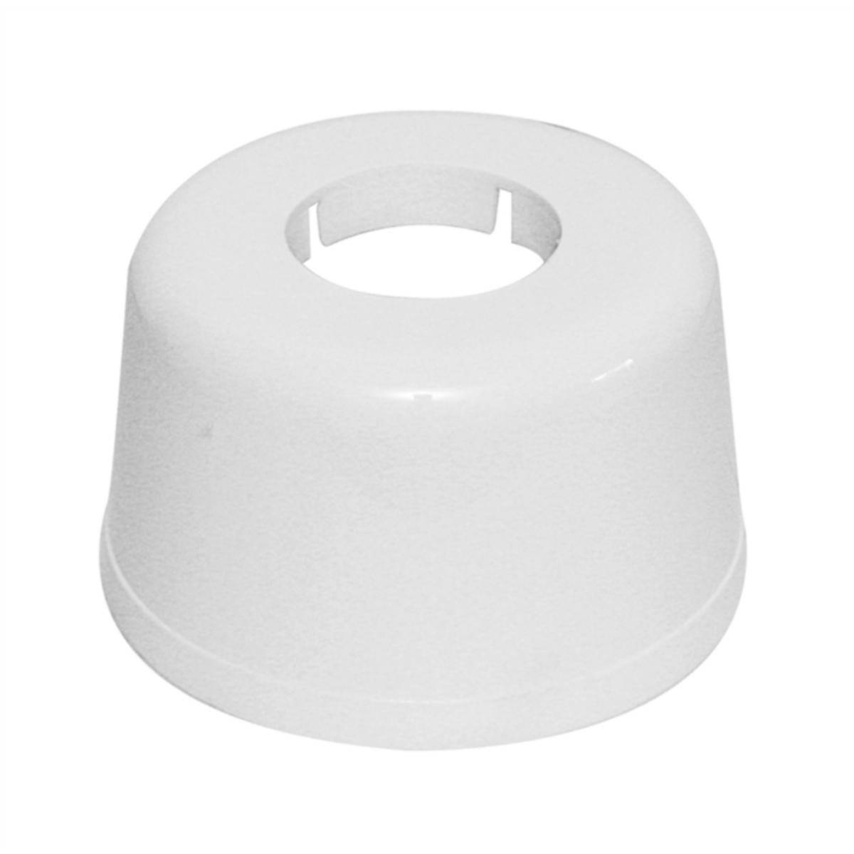 Golvhuv av plast för tvättställsvattenlås - GULVKOPP F/VANNLÅS HVIT 40MM ABS