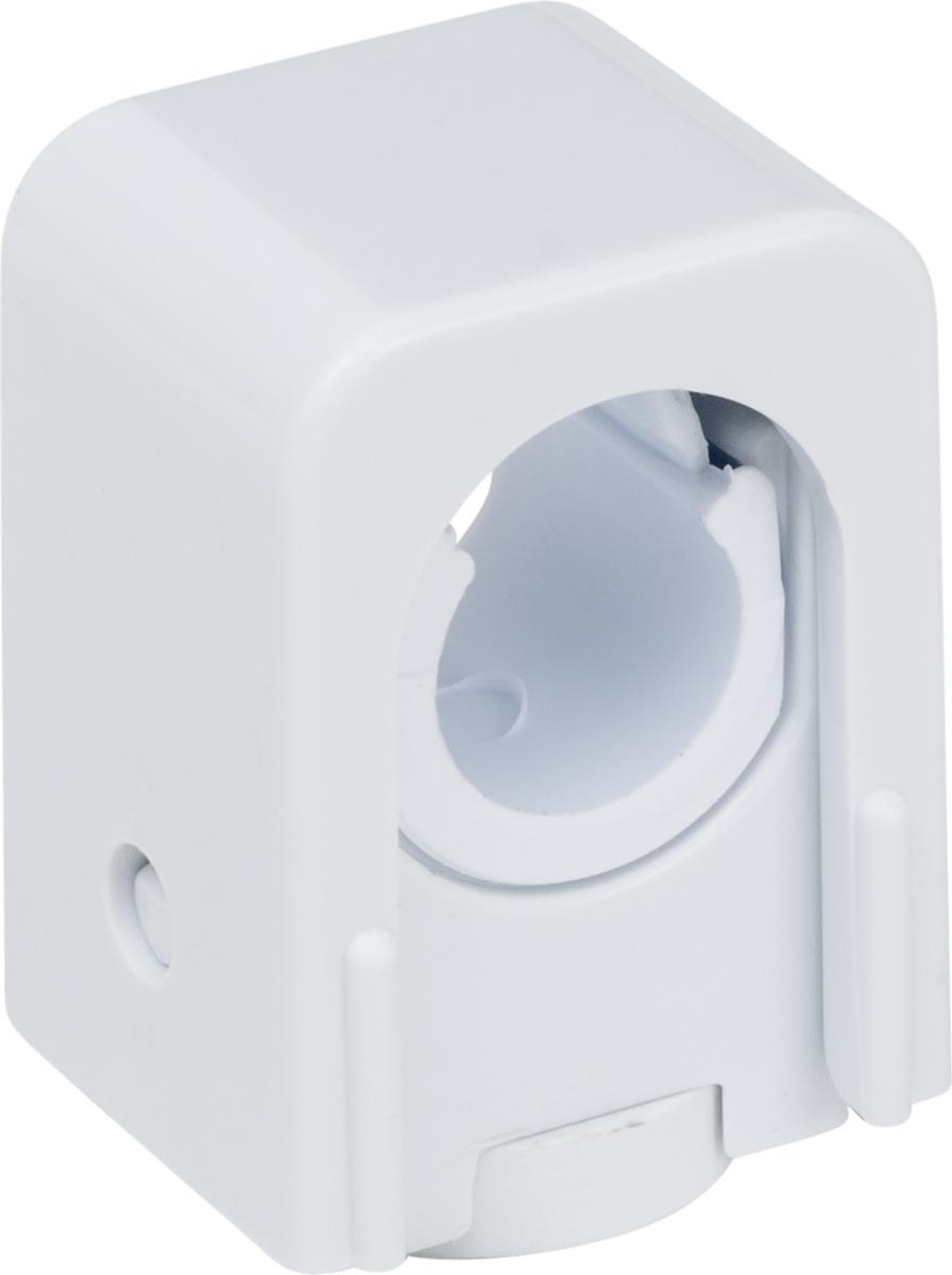 Rørklammer 10-16mm enkel snap inkl tetting - RØRKLEMME 10-16 ENKEL HVIT 2-pack