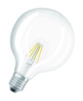 LED-lampa, Glob, klar, Retrofit Osram