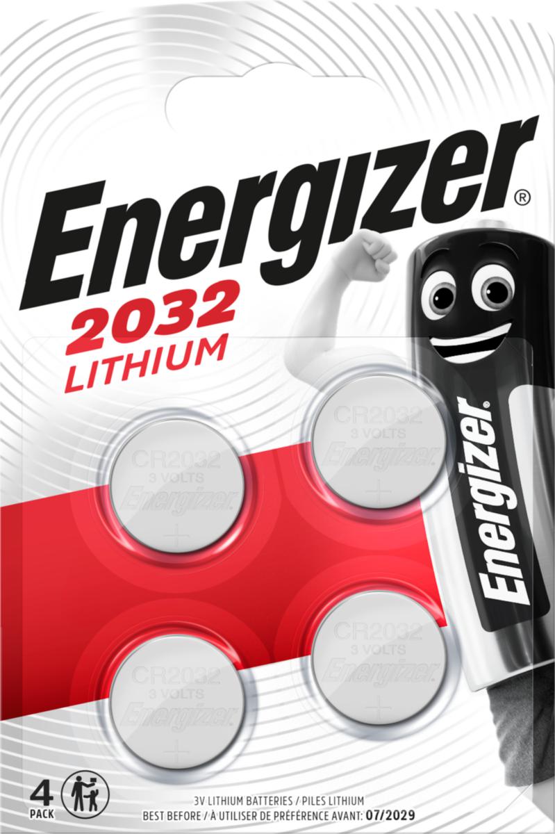 Knappcellebatterier Energizer Lithium - Batteri lithium cr2032 3v