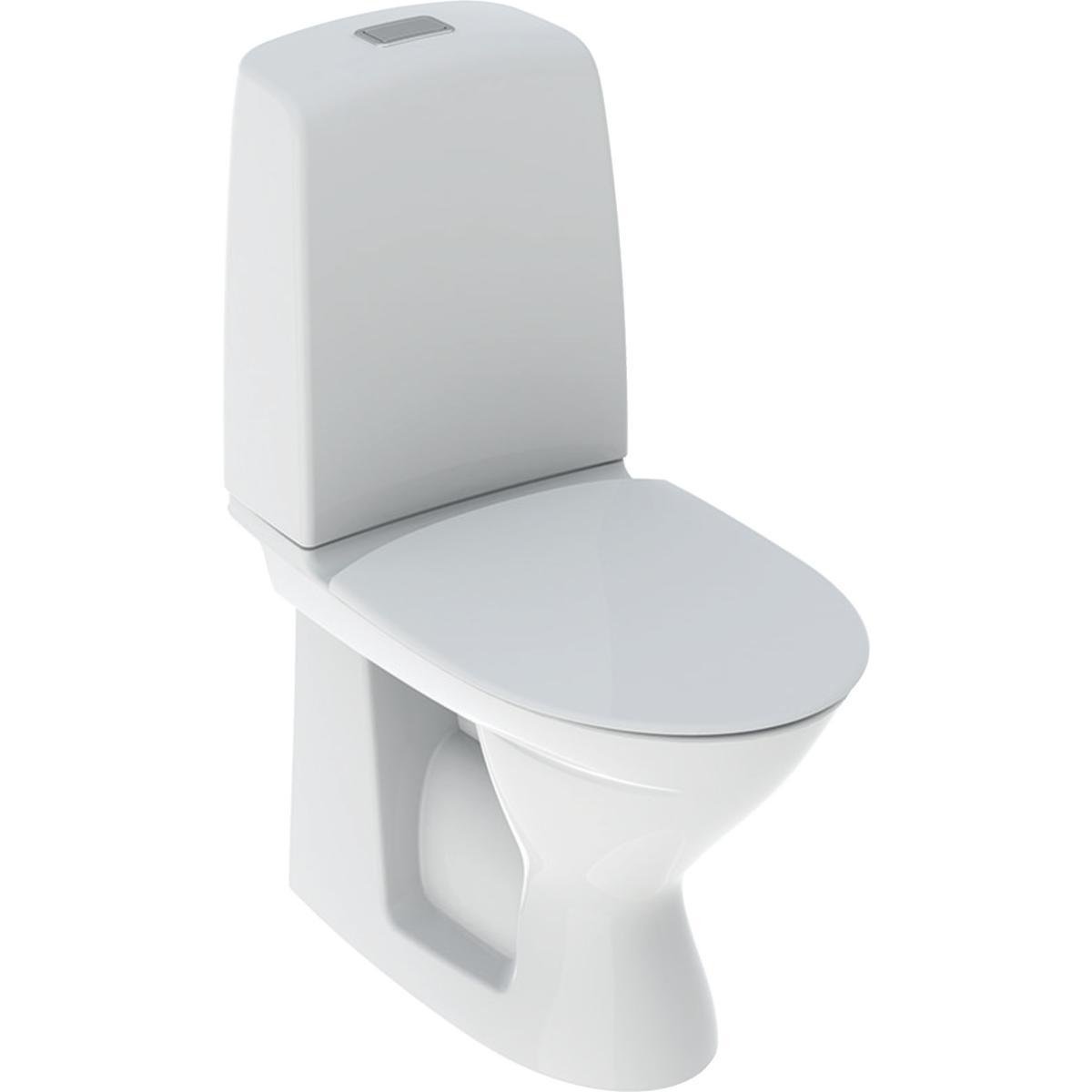 WC-stol Spira Rimfree 6260, Ifö - WC-STOL IFØ SPIRA 6260 LIM HVI S-LÅS MYK 7811035