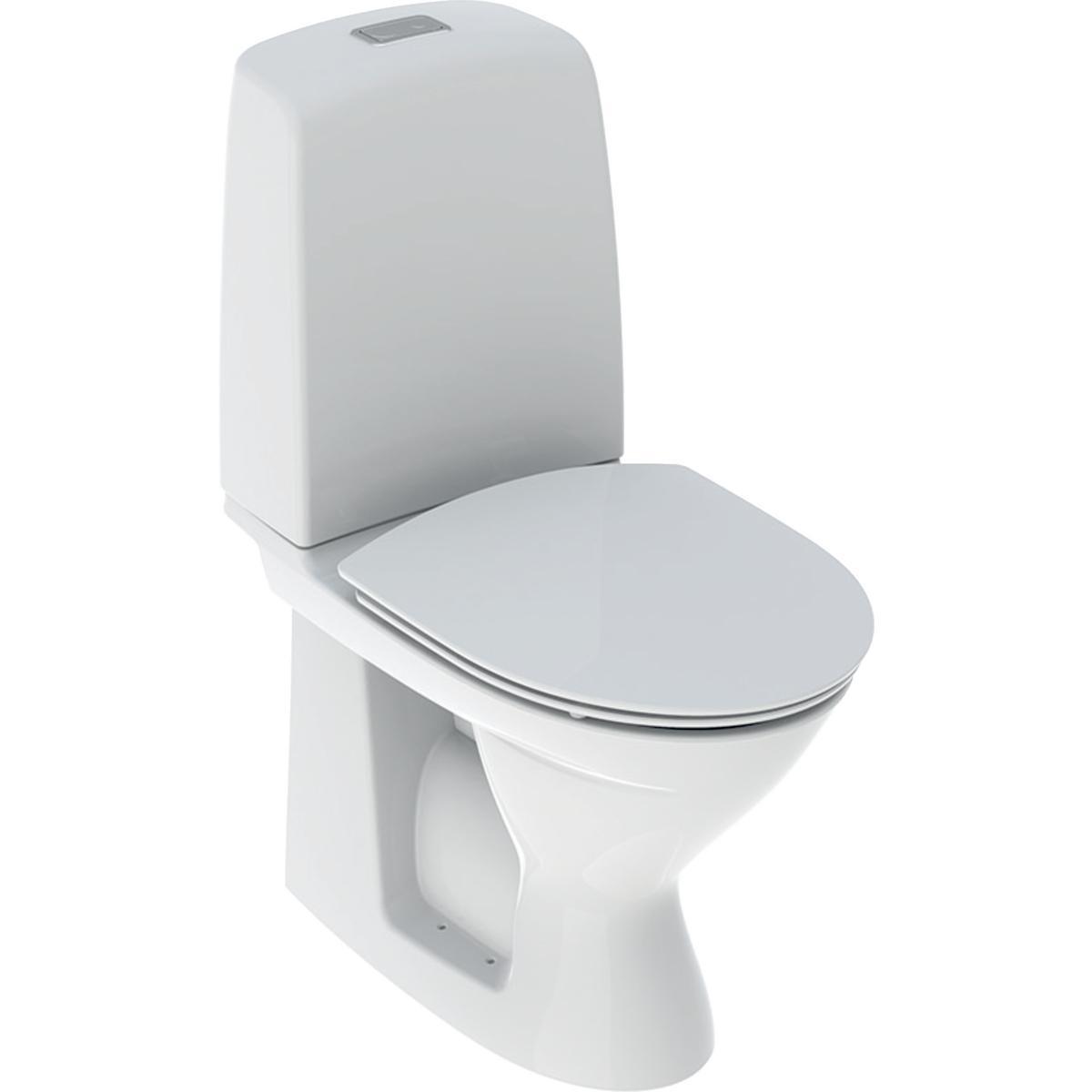 WC-stol Spira Rimfree 6260, Ifö - WC-STOL IFØ SPIRA 6260 M SKRU HVIT S-LÅS HARD SC 7811032