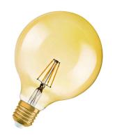 LED-lampa, Glob, klar, guld, dimbar, Vintage 1906, Osram