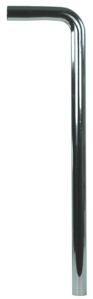 Avloppsrör för tvättställ, för 32 mm:s rör, vinkel - AVLØPSRØR L 32MM 15X61 METALL