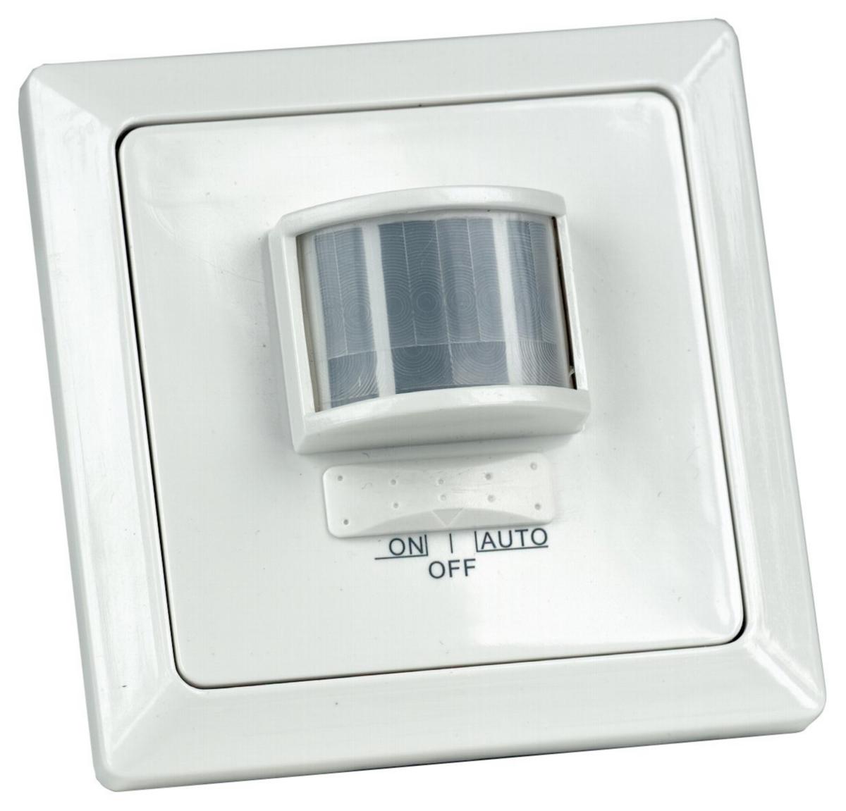 Bevegelsesvakt 120°, innfelt, Atia - BEVEGELSESVAKT M/BRYTER INNFEL ATIA 300W