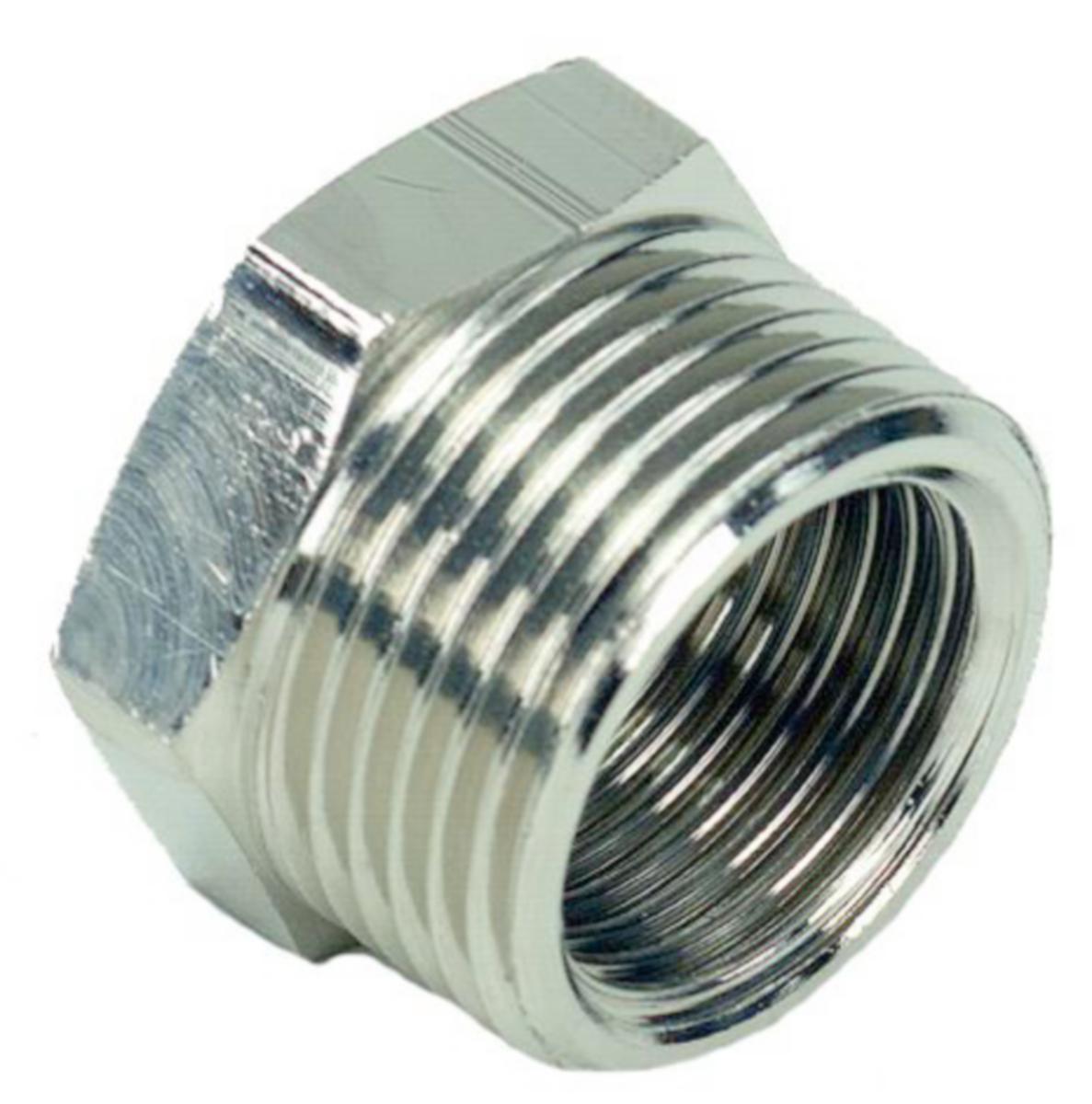Foringer av metall, utv- innv gjenge - BUSSING-METALL R15XR10