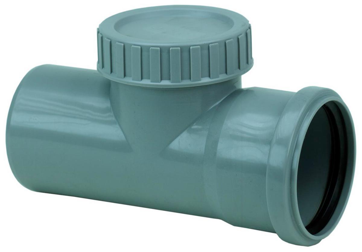 Rensrör med lock PP, Pipelife - RENSERØR PP/I MED LOKK 75MM