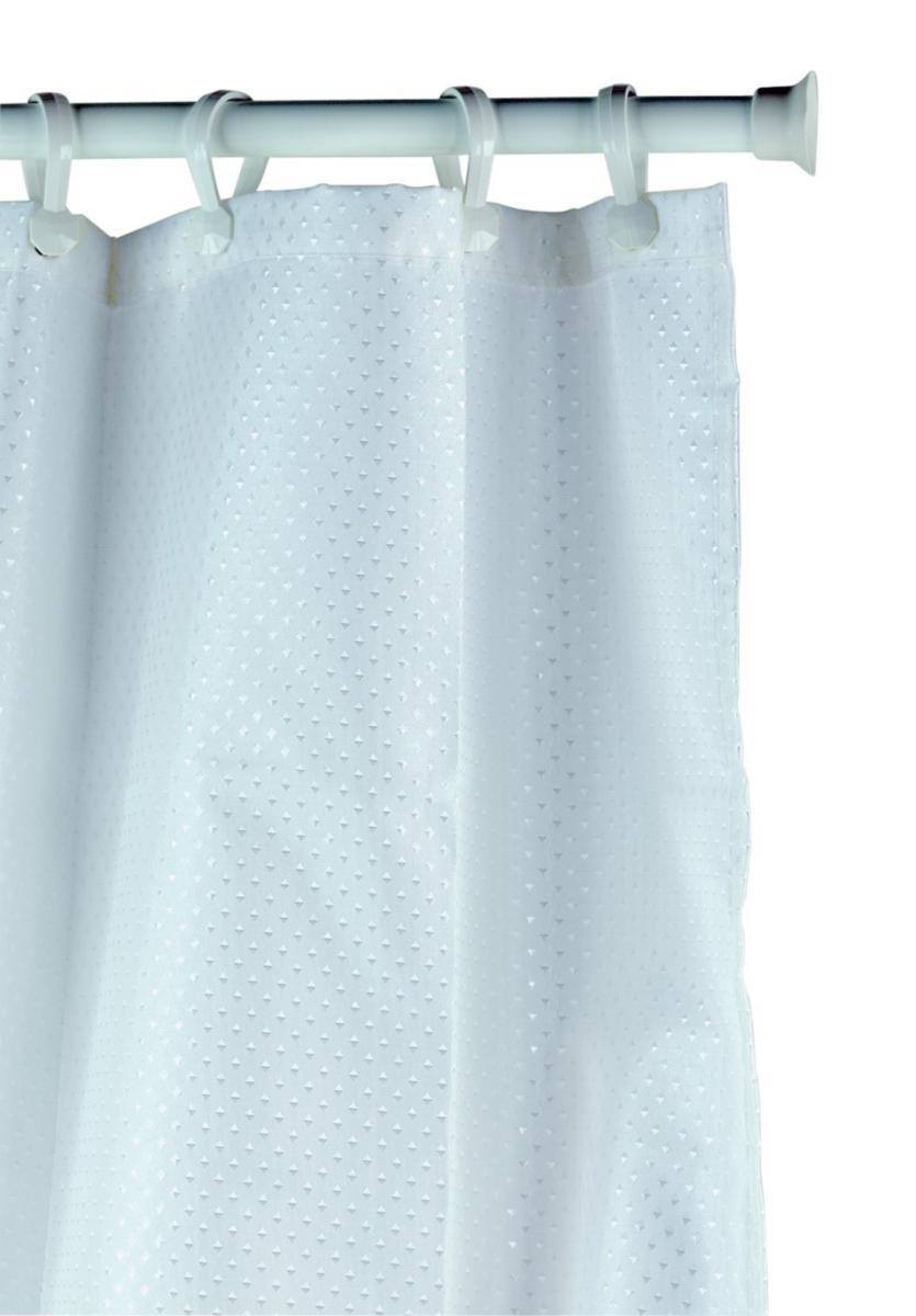 Duschdraperi textil, för duschkabin, Safir Kabin, Arrow - DUSJFORHENG 1100X1750MM HVIT ARROW