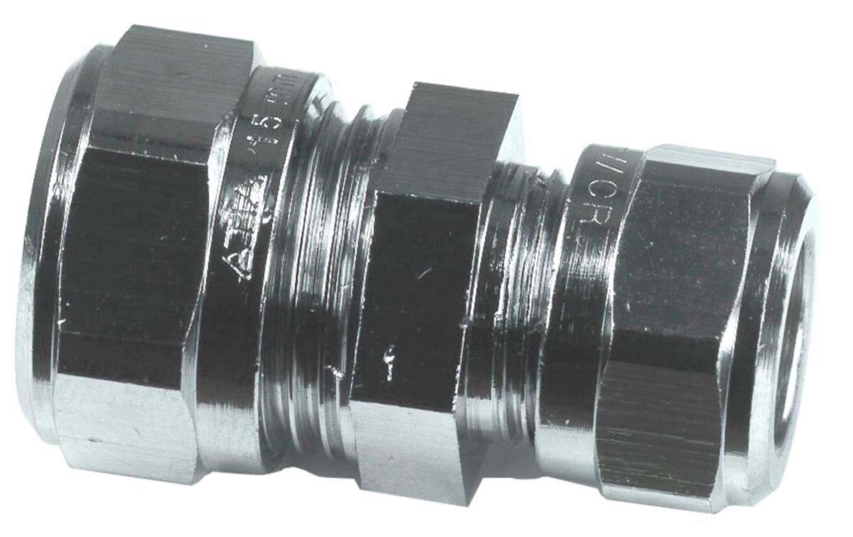 Klemringskoblinger rett, kobber-kobber, reduksjon - KLEMRINGKOBL 15X12 RETT FORKR RETT FORKROMMET