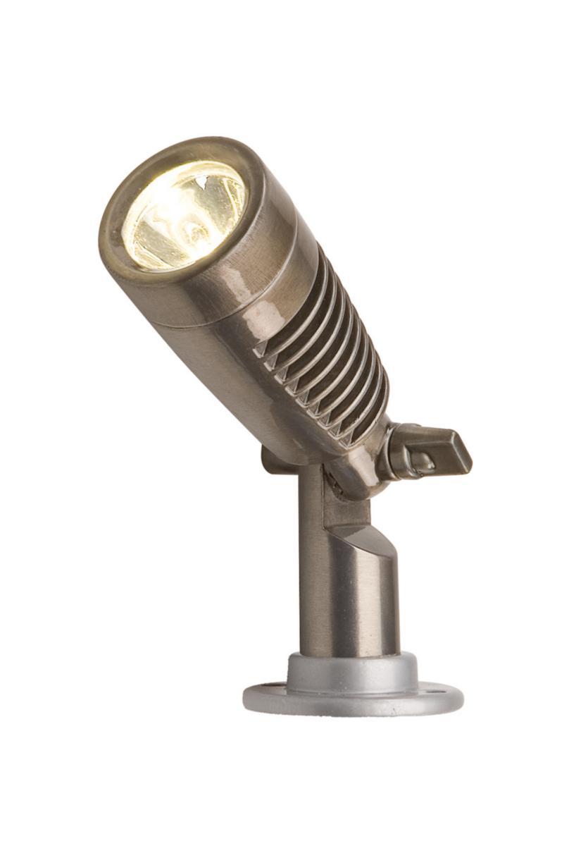 Hagebelysning LED, spotlight, Minus - HAGEBELYSNING MINUS SPOTLIGHT LED 12V/1W VARMHVIT METALLGRÅ