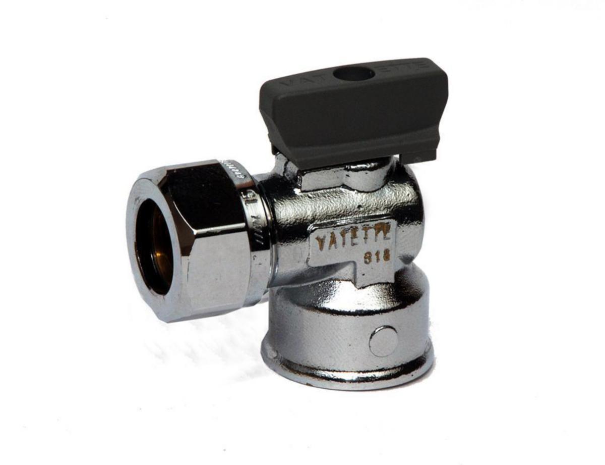 Kulventil Vatette Med Spak Ut/Inv - Kulventil Med Spak Ut/Inv Ut/Inv Vinkel Fkr R15