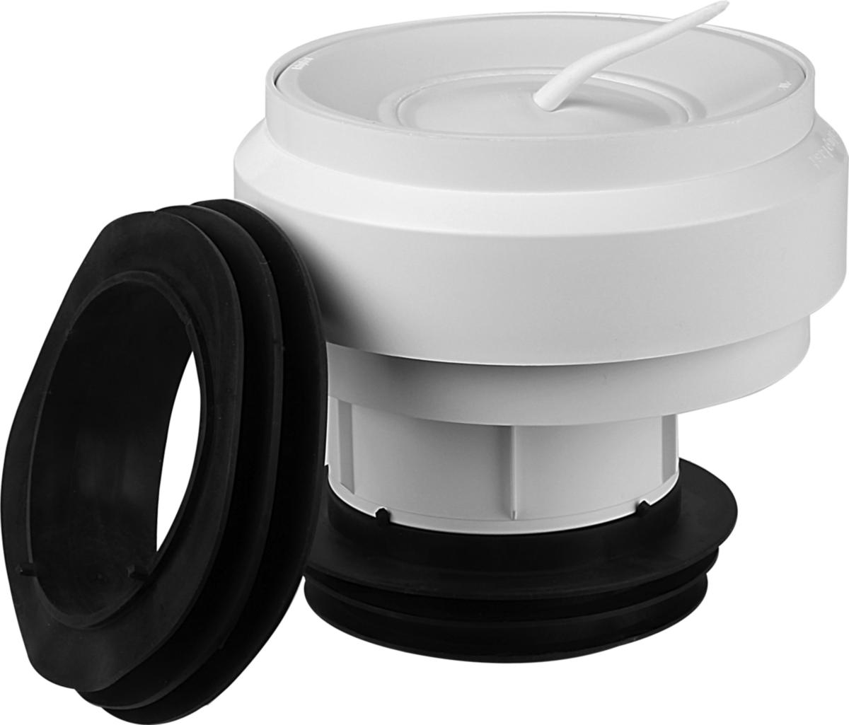 Avløpsstuss for toalett eksentrisk, forskjøvet 12 mm, Faluplast - AVLØPSSTUSS EXC 12MM MUFF & SLÄTANDA 118MM 2316847